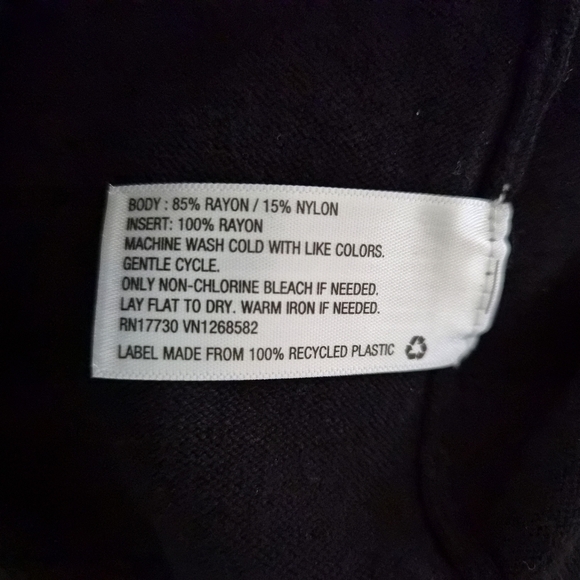 MISSONI for Target Knit Sleeveless Sweater Dress Chevron Pattern Black Size M - Picture 6 of 6